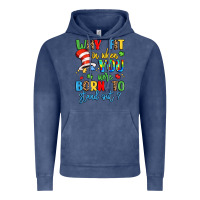 Vintage Denim why fit in when you were born to stand out Vintage Hoodie - LillyAllenDesigns