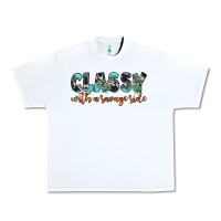 White classy with a savage side Urban Heavy Tee - JahusDesignShop