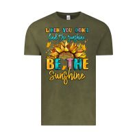 Vintage Olive when you dont find the sunshine be the sunshine Vintage Tee - LillyAllenDesigns