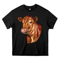 Black red angus cattle cow Heavy Core Tee - LillyAllenDesigns