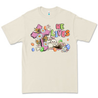 Bone he lives with bunnys and eggs Premium Tee - MaliasSmallBusiness