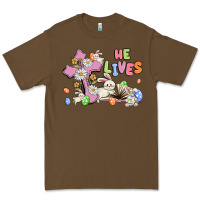 Cacao he lives with bunnys and eggs Premium Tee - MaliasSmallBusiness