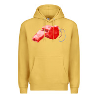 Antique Gold whistle  fa element Premium Hoodie - FaDigitalArtStudio