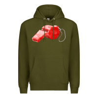 Army Green whistle  fa element Premium Hoodie - FaDigitalArtStudio