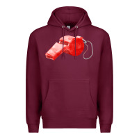 Burgundy whistle  fa element Premium Hoodie - FaDigitalArtStudio