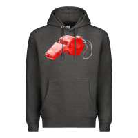 Charcoal Heather whistle  fa element Premium Hoodie - FaDigitalArtStudio