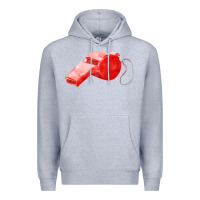 Heather Grey whistle  fa element Premium Hoodie - FaDigitalArtStudio