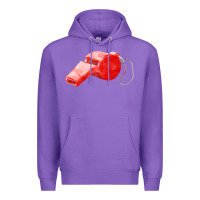 Purple whistle  fa element Premium Hoodie - FaDigitalArtStudio