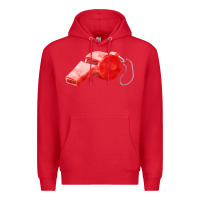 Red whistle  fa element Premium Hoodie - FaDigitalArtStudio