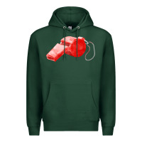 Sports Green whistle  fa element Premium Hoodie - FaDigitalArtStudio