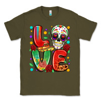 Army Green cinco de mayo love Classic Tee - LillyAllenDesigns
