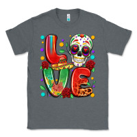Charcoal Heather cinco de mayo love Classic Tee - LillyAllenDesigns