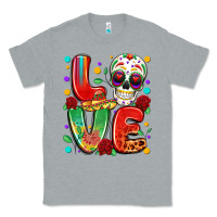 Heather Grey cinco de mayo love Classic Tee - LillyAllenDesigns