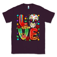 Plum cinco de mayo love Classic Tee - LillyAllenDesigns