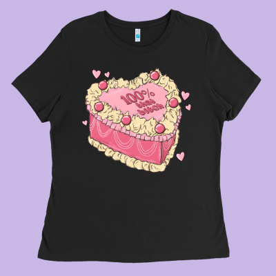 100 Percent That Bitch Ladies Tee Designed By Maliassmallbusiness
