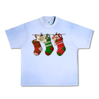 Grape Ice Christmas Socks With Santa Letter Urban Heavy Tee - LillyAllenDesigns