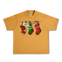 Peanut Butter Christmas Socks With Santa Letter Urban Heavy Tee - LillyAllenDesigns