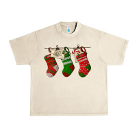 Sandshell Christmas Socks With Santa Letter Urban Heavy Tee - LillyAllenDesigns