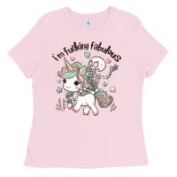 Bubblegum Pink i'm fucking fabulous Ladies Tee - MaliasSmallBusiness