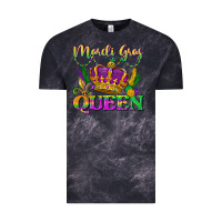 Cloud Black mardi gras queen Vintage Tee - LillyAllenDesigns