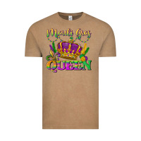Vintage Coffee mardi gras queen Vintage Tee - LillyAllenDesigns