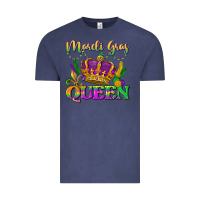 Vintage Denim mardi gras queen Vintage Tee - LillyAllenDesigns