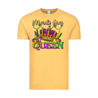 Vintage Mustard mardi gras queen Vintage Tee - LillyAllenDesigns