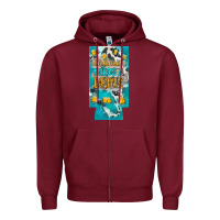 Burgundy Mama needs a drink slim can cooler mother's day Zipper Hoodie - HowdyJamesFarm