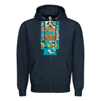 Navy Mama needs a drink slim can cooler mother's day Zipper Hoodie - HowdyJamesFarm