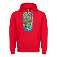 Red Mama needs a drink slim can cooler mother's day Zipper Hoodie - HowdyJamesFarm