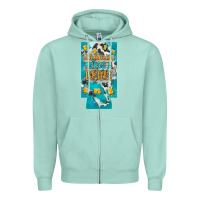 Seafoam Mama needs a drink slim can cooler mother's day Zipper Hoodie - HowdyJamesFarm