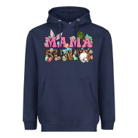 Navy Western Mama Bunny Heavyweight Hoodie - BundleAndBundleShop