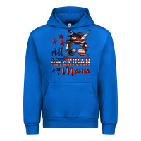 Cobalt All American Mama Mother's Day Urban Hoodie - LillyAllenDesigns