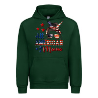 Forest Green All American Mama Mother's Day Urban Hoodie - LillyAllenDesigns