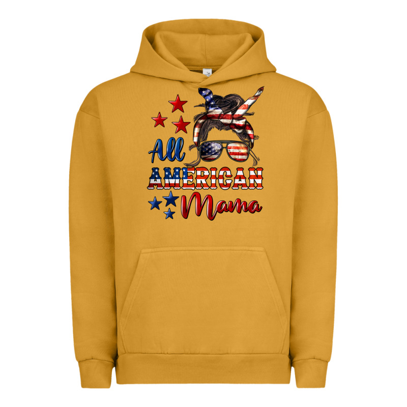 All American Mama Mother's Day Urban Hoodie by LillyAllenDesigns | Teevron