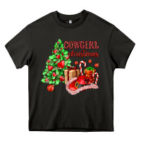 Asphalt Cowgirl Christmas Heavy Core Tee - AdoDesignShop