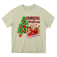 Mossy Cowgirl Christmas Heavy Core Tee - AdoDesignShop
