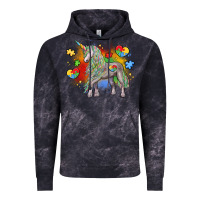 Cloud Black autism unicorn Vintage Hoodie - LillyAllenDesigns