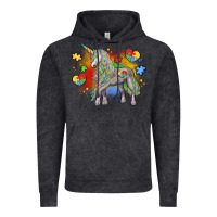 Vintage Black autism unicorn Vintage Hoodie - LillyAllenDesigns