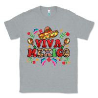 Heather Grey viva mexico Classic Tee - LillyAllenDesigns