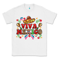 White viva mexico Classic Tee - LillyAllenDesigns