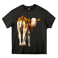 Asphalt simmental calf Heavy Core Tee - LillyAllenDesigns