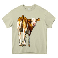 Mossy simmental calf Heavy Core Tee - LillyAllenDesigns