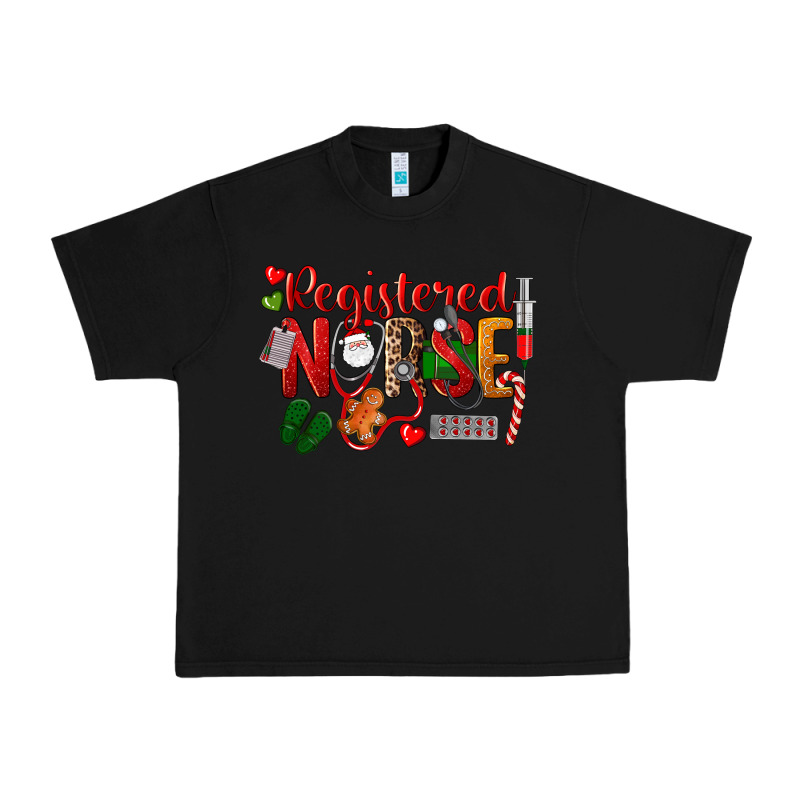 Registered Nurse Christmas Urban Heavy Tee by LillyAllenDesigns | Teevron