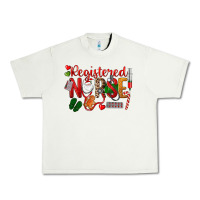 Pistachio Registered Nurse Christmas Urban Heavy Tee - LillyAllenDesigns