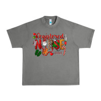 Tornado Registered Nurse Christmas Urban Heavy Tee - LillyAllenDesigns