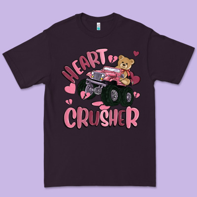 Heart Crusher Premium Tee Designed By Maliassmallbusiness