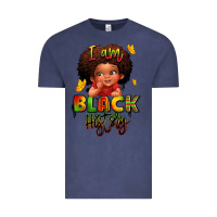 Vintage Denim i am black history juneteenth Vintage Tee - LillyAllenDesigns