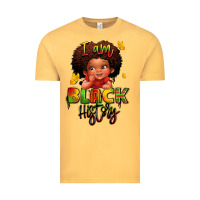 Vintage Mustard i am black history juneteenth Vintage Tee - LillyAllenDesigns