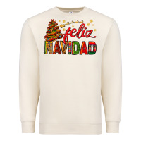Sandshell Feliz Navidad With Sombrero Tree Premium Sweatshirt - BundleAndBundleShop